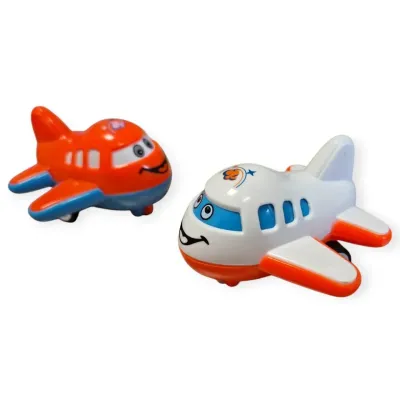 Lietadlo na zotrvačník 8cm - biela