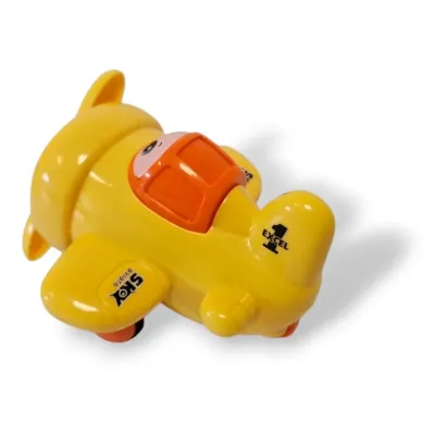 Lietadlo na zotrvačník 8cm - modrá