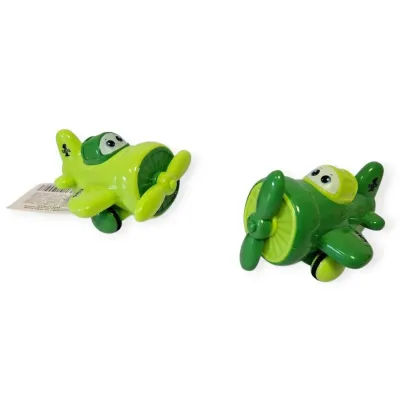 Lietadlo na zotrvačník 8cm - modrá