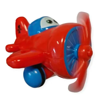 Lietadlo na zotrvačník 8cm - modrá