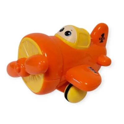 Lietadlo na zotrvačník 8cm - modrá