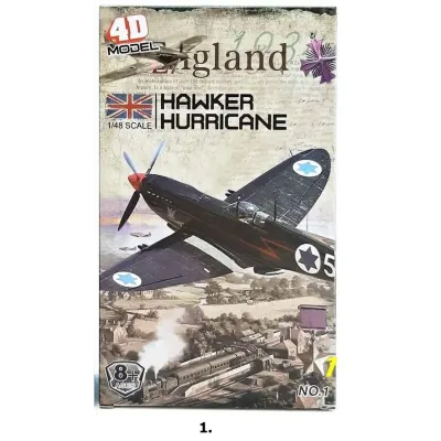 Lietadlo stavebnica 1:48 model 4D - 1