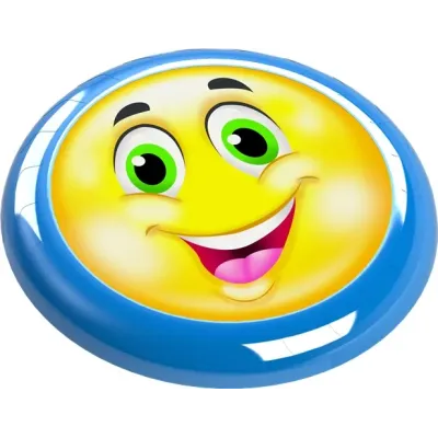 Lietajúci tanier 23cm - červená