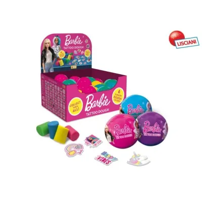 Lisciani Barbie modelína 8cm/6farieb - žltá