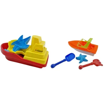 Loďka s doplnkami 25cm - loď