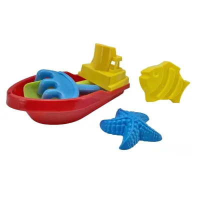 Loďka s doplnkami 25cm - loď