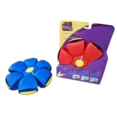 Lopta Flat Ball 23cm/3farby - modrá