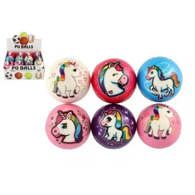 Lopta Jednorožec 7cm - modrá