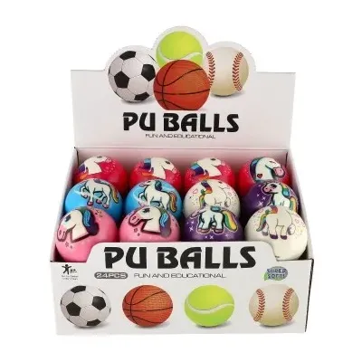 Lopta Jednorožec 7cm - modrá