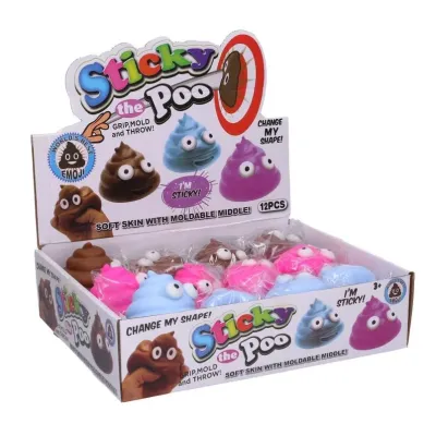 Mačkacie hovienko 6cm - modrá