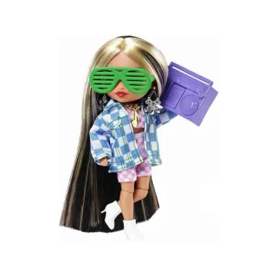 Mattel Barbie Extra Minis čierne vlasy