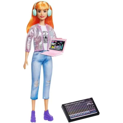 Mattel Barbie Hudobná producentka - Ružové