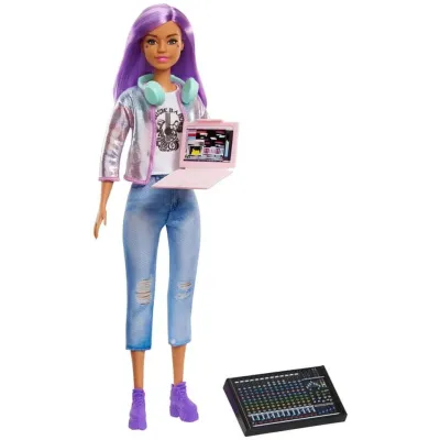 Mattel Barbie Hudobná producentka - Ružové
