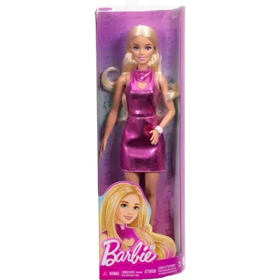 Mattel Barbie modelka 230 lesklé ružové šaty