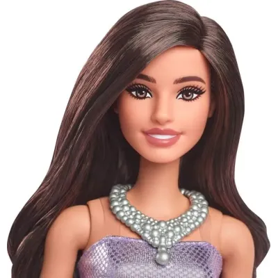 Mattel Barbie modelka 234 fialové šaty