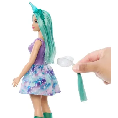 Mattel Barbie Rozprávková víla jednorožec fialová