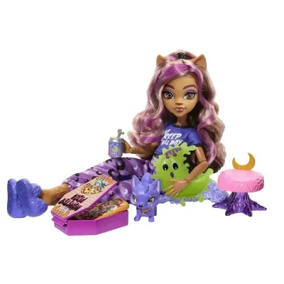 Mattel Monster High Creepover párty bábika Clawdeen