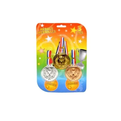Medaile sada 3ks