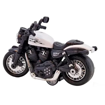 Motorka kovová 10cm - žltá