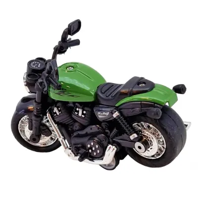 Motorka kovová 10cm - žltá