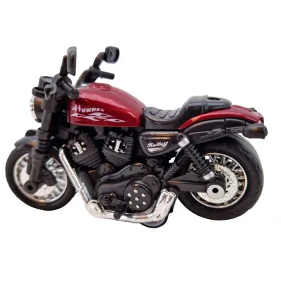 Motorka kovová 10cm - žltá