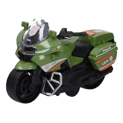 Motorka na zotrvačník 13cm - čierna