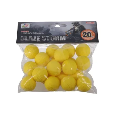 Náhradné penové loptičky do zbraní 20ks