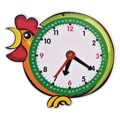 Náučné hodiny so zvieratkami pre deti 30cm - sloník