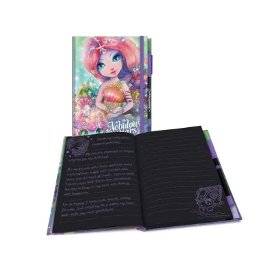 Nebulous Stars Denníček s čiernými stranami 15x20cm - modrá