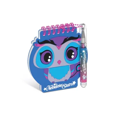 Nebulous Stars mini zápisník s perom 9cm - modrá