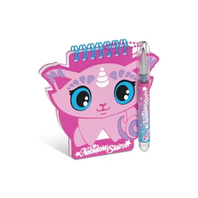 Nebulous Stars mini zápisník s perom 9cm - modrá