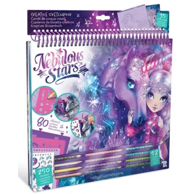 Nebulous Stars Omaľovánky fialové