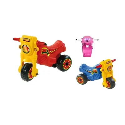 Odrážadlo motorka Cross 60cm - červená