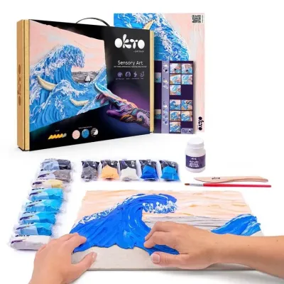 OKTO kreatívna 3D sada “Vlny v Kanawaga” 30x40cm