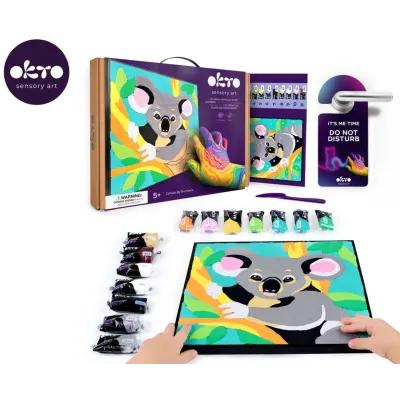 OKTO Maľovanie hmotou podľa čísel "Koala" 29x29 cm