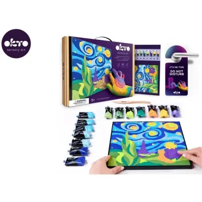 OKTO Maľovanie hmotou podľa čísel "Malý princ" 29x29 cm