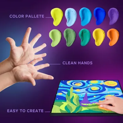 OKTO Maľovanie hmotou podľa čísel "Malý princ" 29x29 cm