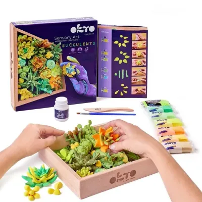 OKTO modelovacia sada sukulentov 21x21cm Energia