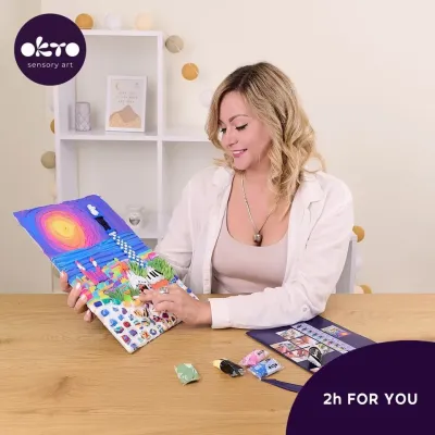 OKTO Výtvarný set "Park Guell Barcelona" 30x40cm