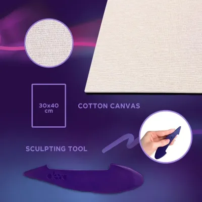 OKTO Výtvarný set "Park Guell Barcelona" 30x40cm