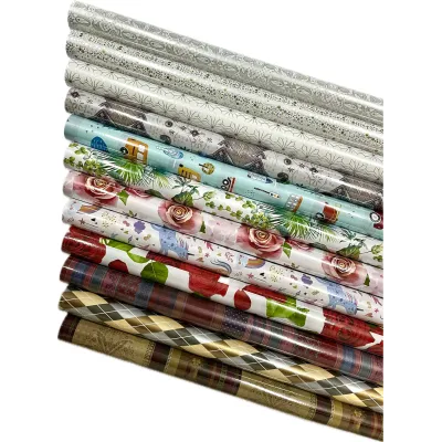 Papier baliaci ozdobný 0,7m x 2m mix motívov AP