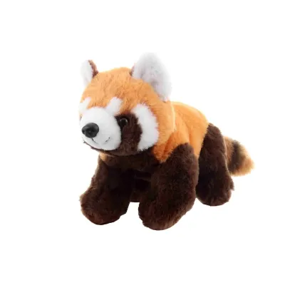 Panda červená plyšová 19cm