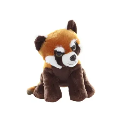 Panda červená plyšová 18cm