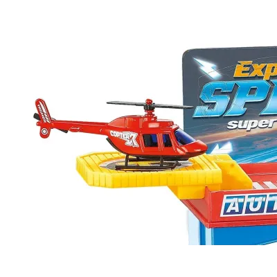 Parkovací dom s výťahom a vrtuľníkom 37cm