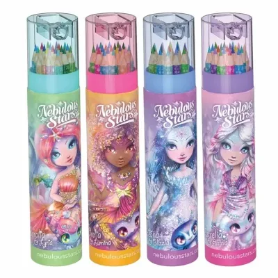 Pastelky v tube Nebulous - modrá