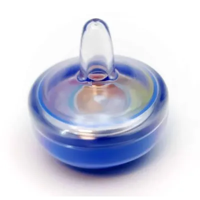 Pečiatka s vĺčikom 3,5cm - žltá