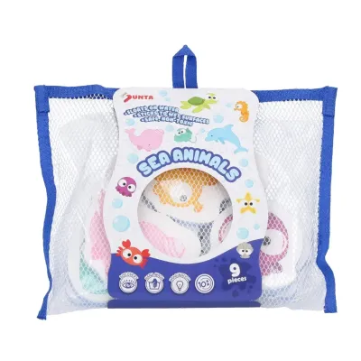 Penové hračky do vane-more 9ks