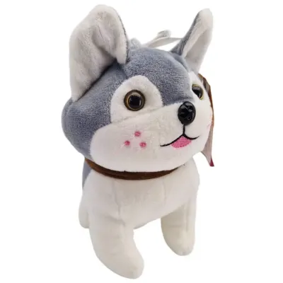 Pes plyšový 18cm - ružová