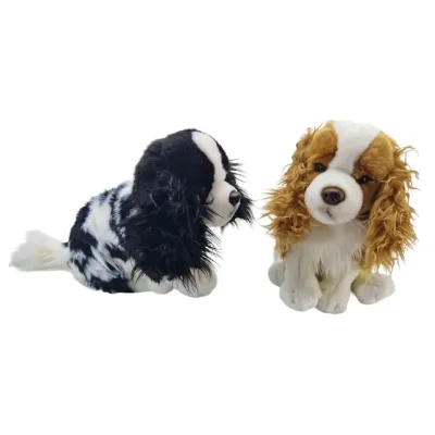 Pes plyšový 27cm - čierna