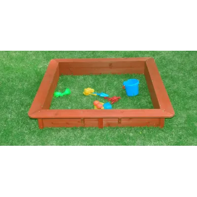 Pieskovisko drevené 120x120x20 cm